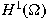 $H^1(\Omega)$